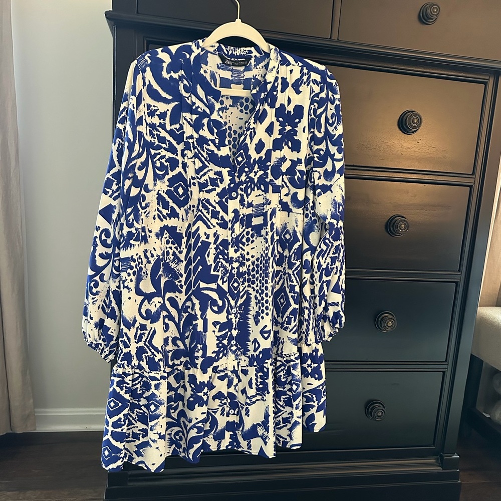Zara Short Printed Dress